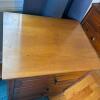 Wood 3-Drawer Nightstand with Dovetail Joints and Metal Knobs - 2