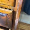 Wood 3-Drawer Nightstand with Dovetail Joints and Metal Knobs - 10