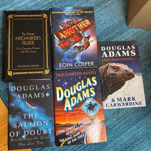 Douglas Adams Book Lot, Some First Editions