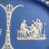 Wedgwood Blue & White Jasperware Oval Tray - 3