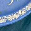 Wedgwood Blue & White Jasperware Oval Tray - 5