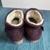 L.L.Bean Women's Purple Cozy Slipper Booties, Size 8 - 3