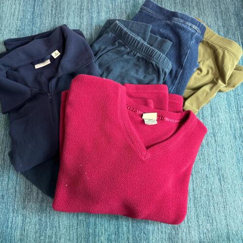 L.L. Bean Women's Clothing Lot: Pullovers & Pants, Size M-L