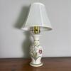 Ceramic Table Lamp with Floral Design
