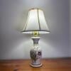 Ceramic Table Lamp with Floral Design - 3