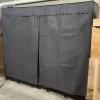 Large Portable Gray Fabric Wardrobe Closet