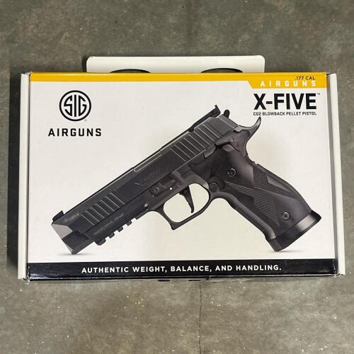 SIG Sauer X-Five CO2 Blowback .177 Cal Pellet Pistol