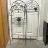 Decorative Garden Hose Stand with Brass Faucet and Garden Flag Holder With Flags