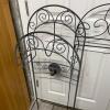 Decorative Garden Hose Stand with Brass Faucet and Garden Flag Holder With Flags - 2