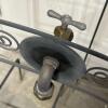 Decorative Garden Hose Stand with Brass Faucet and Garden Flag Holder With Flags - 7