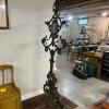 Victorian Style Cast Iron Hall Tree With Ornate Hooks - 5