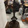 Victorian Style Cast Iron Hall Tree With Ornate Hooks - 7
