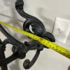 Victorian Style Cast Iron Hall Tree With Ornate Hooks - 9
