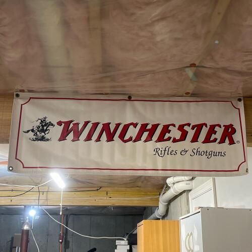 Winchester Rifles & Shotguns Vinyl Advertising Banner