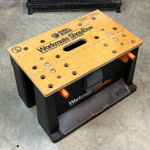 Black & Decker Workmate ShopBox Portable Workbench with Integrated Storage