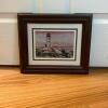12.5&rdquo; x 10.75&rdquo; Thelma Winter Framed Print "Peggy's Cove Lighthouse" 1/500 Signed