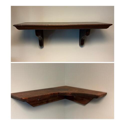 Pair of Wooden Shelves