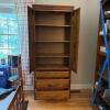 Solid Wood Two-Door and Three-Drawer Wardrobe Armoire - 2
