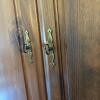 Solid Wood Two-Door and Three-Drawer Wardrobe Armoire - 5