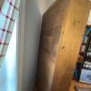 Solid Wood Two-Door and Three-Drawer Wardrobe Armoire - 9