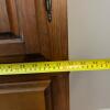 Solid Wood Two-Door and Three-Drawer Wardrobe Armoire - 12