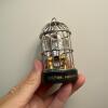 Harry Potter Golden Snitch Replica on Stand and Hedwig in Cage Figurine - 3