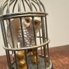 Harry Potter Golden Snitch Replica on Stand and Hedwig in Cage Figurine - 5