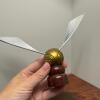 Harry Potter Golden Snitch Replica on Stand and Hedwig in Cage Figurine - 6