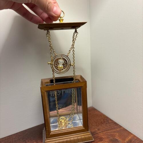 Harry Potter Time Turner Collectible Necklace with Display Case