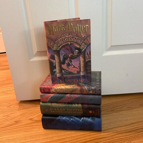 Harry Potter Hardcover Book Lot &ndash; Books 1&ndash;5