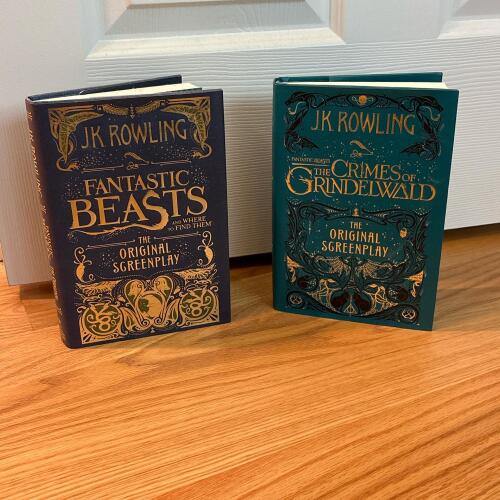 J.K. Rowling Fantastic Beasts Hardcover Screenplay Set of Two