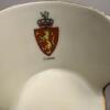 European Souvenir Ceramic Lot - Budapest Flask and Norway Chair Toothpick Holder - 3