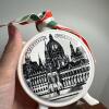 European Souvenir Ceramic Lot - Budapest Flask and Norway Chair Toothpick Holder - 7