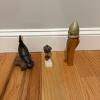 Trio of Wooden Norwegian Souvenir Figurines - 3