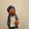 Hand-Carved Norwegian Folk Art Figurine Four Piece Lot - 6