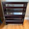 Three Shelf Wooden Bookcase - Cherry Finish (1 of 2) - 5