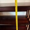Three Shelf Wooden Bookcase - Cherry Finish (1 of 2) - 9