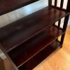 Three Shelf Wooden Bookcase - Cherry Finish (2 of 2) - 5