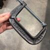 Lot of Nine Heavy-Duty C-Clamps - Three Assorted Sizes - Mostly Craftsman - 3
