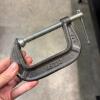Lot of Nine Heavy-Duty C-Clamps - Three Assorted Sizes - Mostly Craftsman - 4