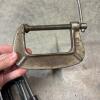 Lot of Nine Heavy-Duty C-Clamps - Three Assorted Sizes - Mostly Craftsman - 6