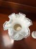 Milk Glass Vases Pair - 3