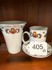 Porsgrund Norway Porcelain Rosemaling Vase, Mug & Saucer - 7