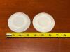 Pair of Tiny Porcelain Saucers with Scottish Bagpiper - 2
