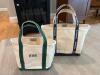 L.L. Bean Boat and Tote Canvas Bag Duo