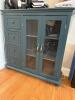 Slate Blue Display Cabinet