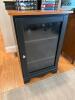 Black Audio/Video Console Cabinet