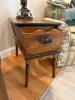 Wooden End Table with Storage