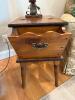 Wooden End Table with Storage - 2