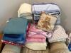 Large Assorted Bedding/Linens Collection